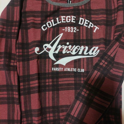 Stradivarius checked blouse like new, size S, black and brown