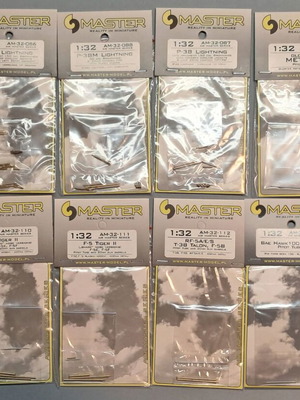 Master Model upgrade sets new, pack of 11 pieces 1/32 scale