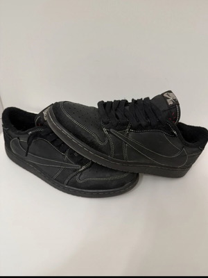 Nike Air Jordan 1 Low OG SP Travis Scott Black Phantom sneakers EU 44