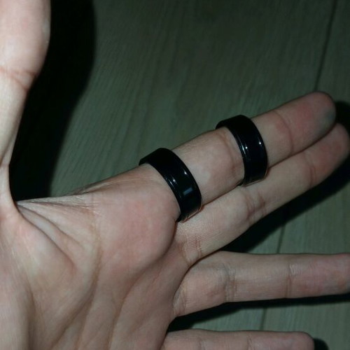 Black rings used, two sizes S and M