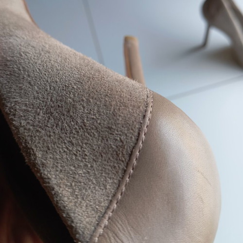 Zara beige pumps size 38, 12 cm heel