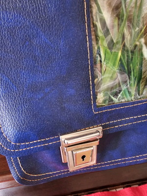 Τσάντα σχολική vintage δεκαετίας 1970 σε καλή κατάσταση