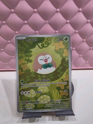 Pokemon Rowlet 090/088 Illustration Rare new