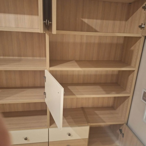 Modeco office bookcase, 2.00m height, 0.35m width, 0.70m length