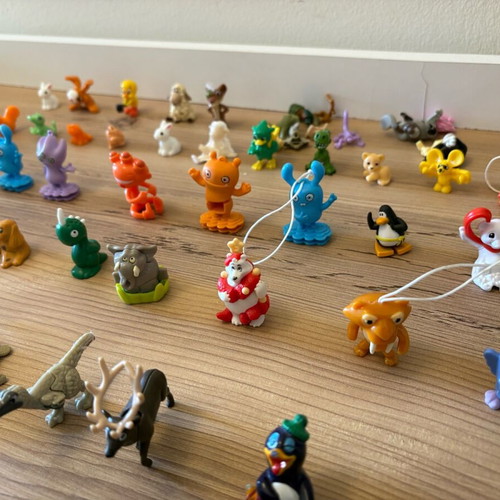 Kinder Joy and Surprise animal figures used, pack of 40 pieces
