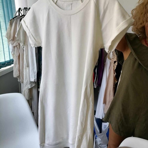 Zara white dress size small used