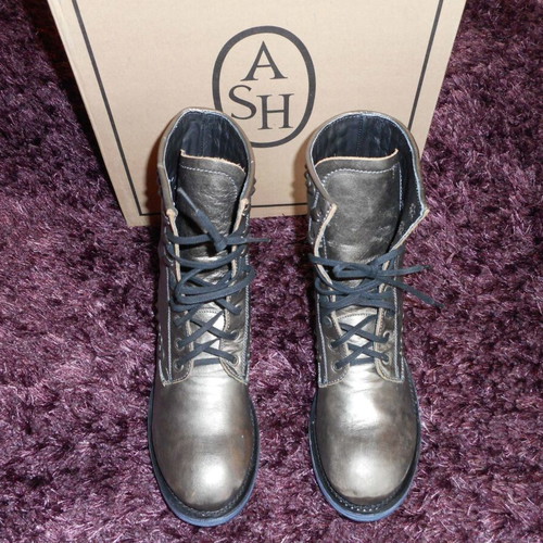 Ash Ralph boots new, size 39, gray and silver