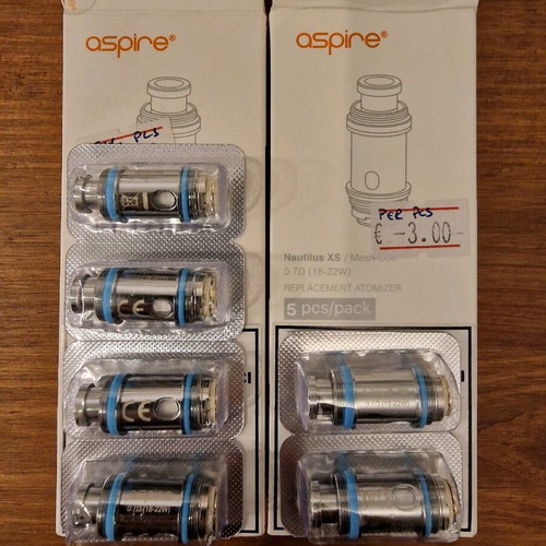 Aspire Nautilus XS Coils New 6pcs 0.7ohms