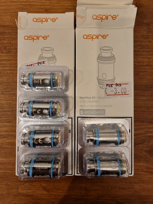 Aspire Nautilus XS Coils New 6pcs 0.7ohms