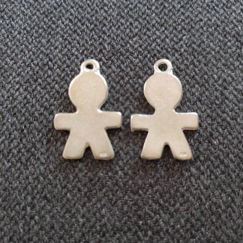 Boy pendant 3 cm made of 925 silver, like new