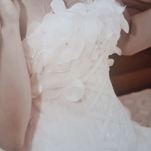 Vintage style wedding dress, Dimitriou collection, white