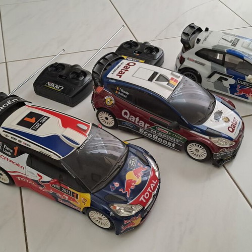 Nikko WRC remote control cars like new, set of 3