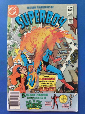 The New Adventures of Superboy 30 comic used, English