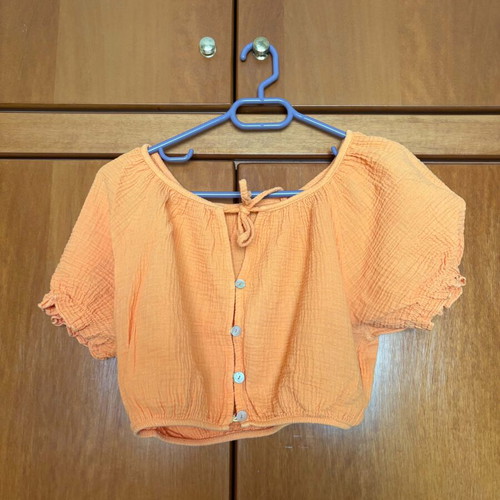 Summer blouse like new, orange, size L