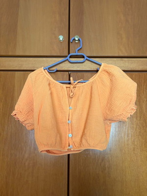 Summer blouse like new, orange, size L