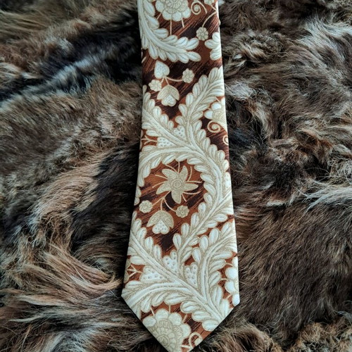 Valentino tie new, beige and brown