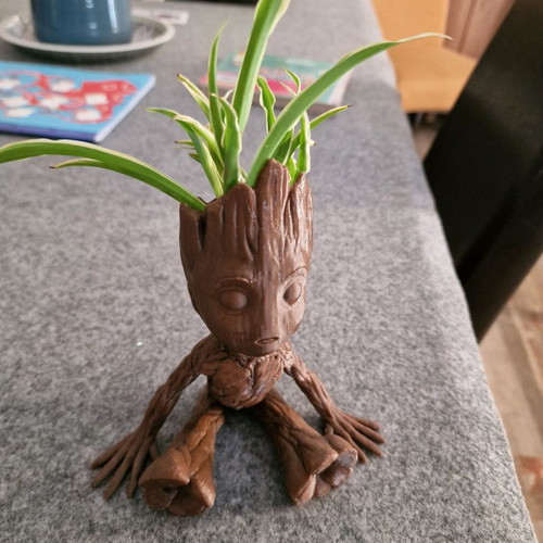 Groot planter new, decorative 3d printed