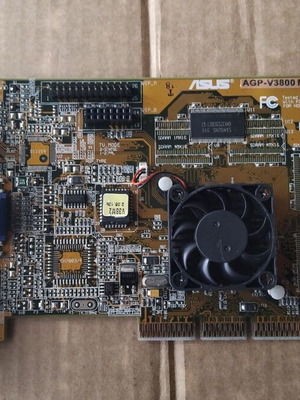 Asus AGP-V3800 Magic 16MB SDRAM video card used