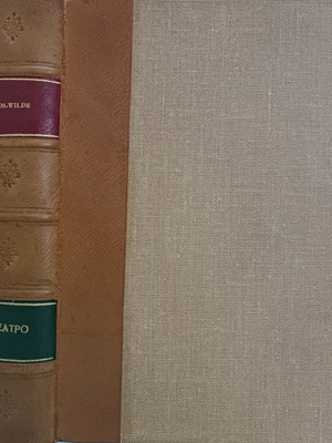 Δερματόδετος τόμος Θέατρο Ι & ΙΙ μεταχειρισμένος, Oscar Wilde