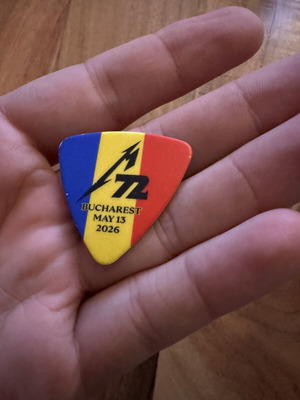 Metallica M72 Tour Pick like new