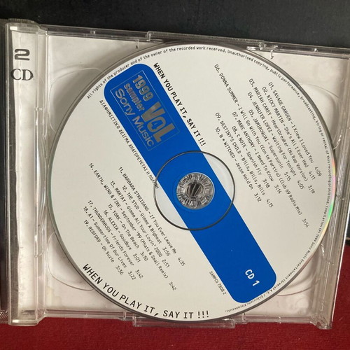 1999 Sampler Vol 4 Sony Music Fresh Hits 2 CD used