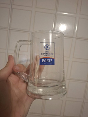Heineken collectible beer glasses pack of 12 like new, Champions League Paris 2006
