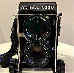 Mamiya C220 F+Mamiya Sekor 80/2.8 blue dot