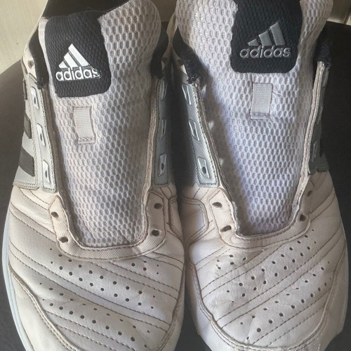 Adidas men's trainers used, size 45, white, athletic style