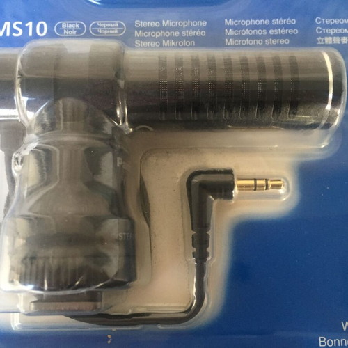 Panasonic VW-VMS10E Stereo Condenser Microphone 3.5mm Shock Mounted New