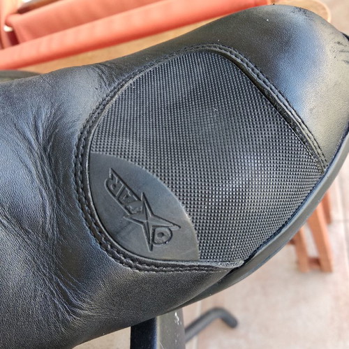 Oxtar motorcycle boots used, leather, size 43