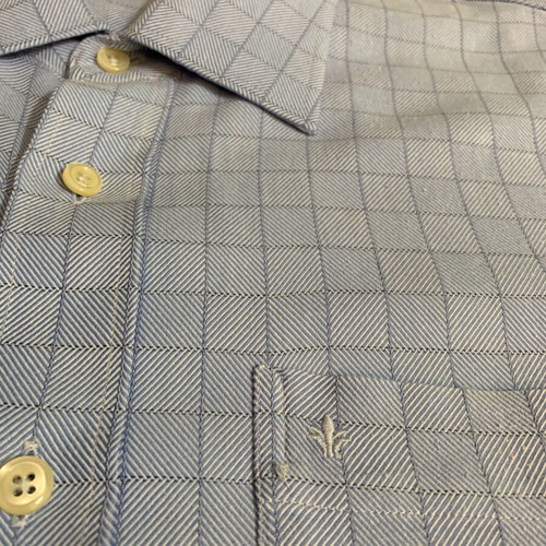 Jupiter men's dress shirt 3XL, turquoise, cotton blend