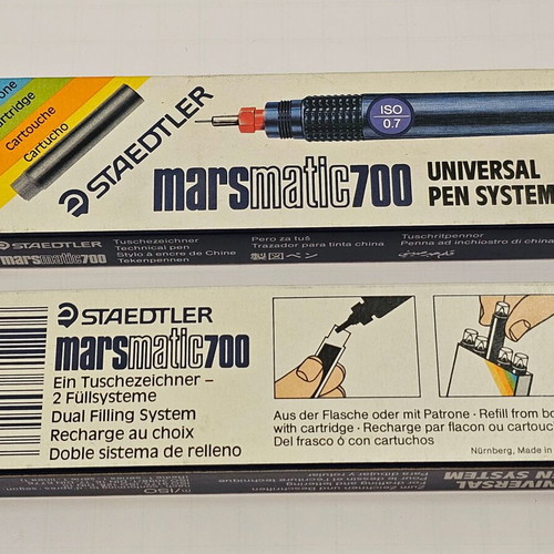 Staedtler 0.7 Rapidograph pen new, pack of 2