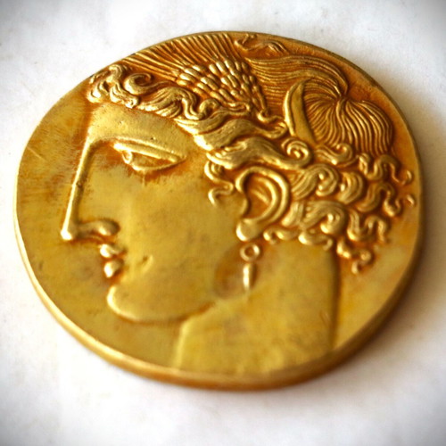 Ancient Pegasus Carthage Coin 24K Gold Plated New Museum Quality Replica