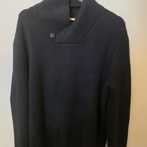 American Eagle Outfitters Shawl Collar Sweater black XXL like new