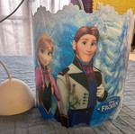 Frozen pendant light used with E27 socket
