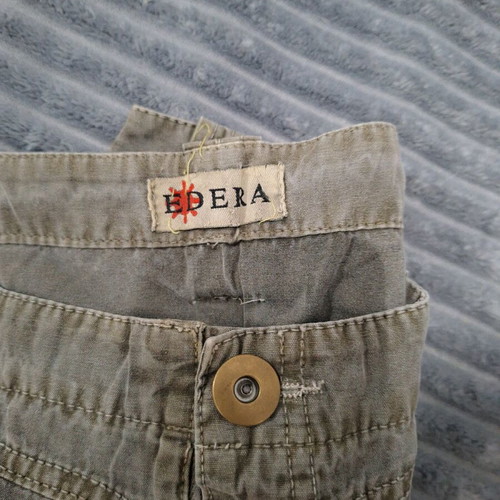 EIDERA cargo shorts/capris used, faded khaki/olive green