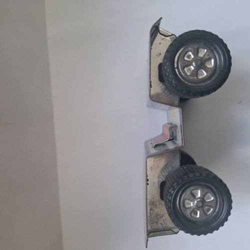Retro tin buggy toy used with missing parts