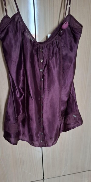 vintage satin top women