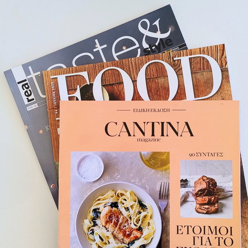 Pack of 3 cooking and gastronomy magazines (Cantina, Food and Travel, Real Taste & Style)