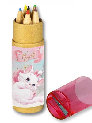 Marie Baby Cat Colored Pencils 10 pcs new with name