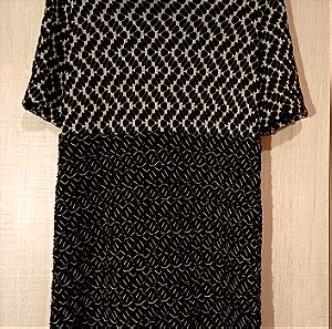 Κοντό Ριχτό Φόρεμα Toi & Moi σε Μαυρο Χρώμα