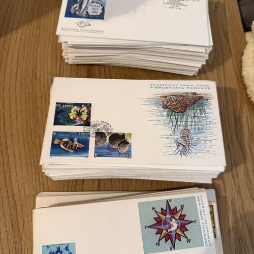 First Day Covers collection, 550 new from Greece