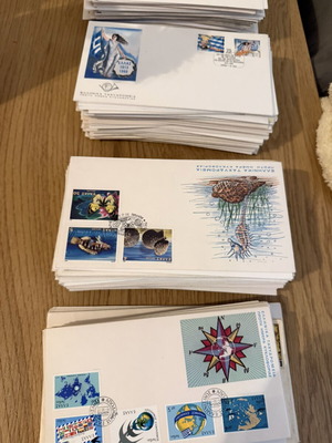 First Day Covers collection, 550 new from Greece