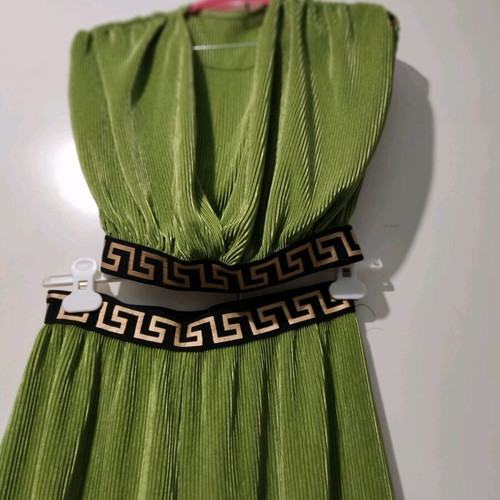 Women's set palazzo and crop green like new