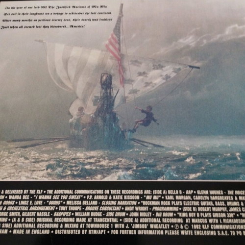 The Klf America: What Time Is Love? 12" single like new, electronic