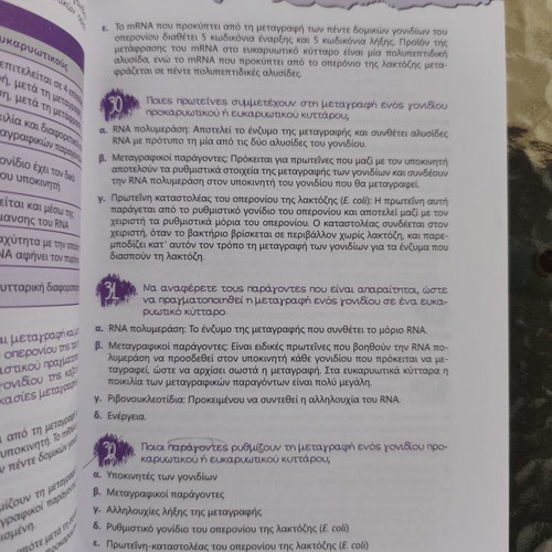 Biology Study Guide for 3rd Grade Lyceum, Nota Lazaraki, Poukamisas