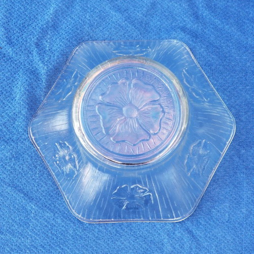 Glass salad bowl used in good condition