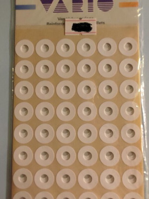 Herma Vario No. 5816 Reinforcement Rings 12 mm diameter new, 240 pieces