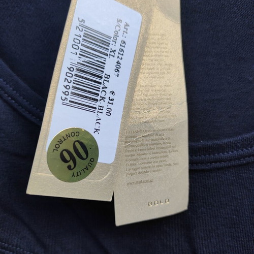Med Makó T-shirt with Leather Details new, size XL