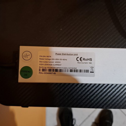 Power Strip 7-Position for 19" Rack with Safety Switch New